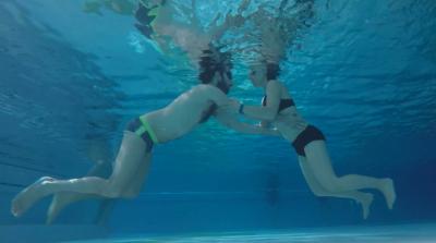 CI in the water with Nayeli Spela Peterlin - Lasko Thermal Bath (Slovenia) 